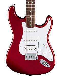 Fender Standard Stratocaster HSS, Laurel Fingerboard in White Pickguard in Candy Cola