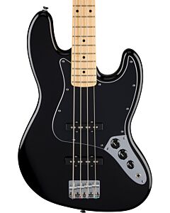 Fender Standard Jazz Bass, Maple Fingerboard, Black Pickguard in Black