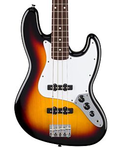 Fender Standard Jazz Bass, Laurel Fingerboard, White Pickguard in 3-Color Sunburst