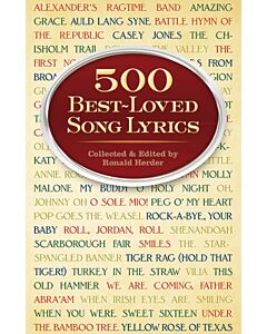 500 BEST LOVED SONG LYRICS