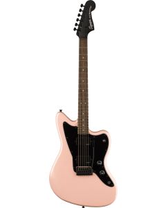 Squier Contemporary Active Jazzmaster HH, Laurel Fingerboard, Black Pickguard in Shell Pink Pearl