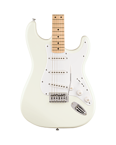 Squier FSR Squier Sonic Stratocaster, Maple Fingerboard, White Pickguard in Arctic White