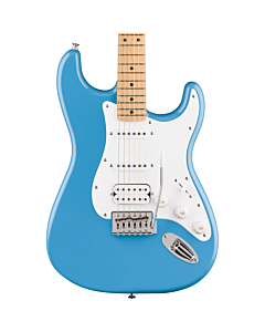 Squier FSR Squier Sonic Stratocaster HSS, Maple Fingerboard, White Pickguard in California Blue