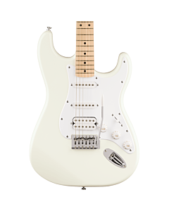 Squier FSR Squier Sonic Stratocaster HSS, Maple Fingerboard, White Pickguard in Arctic White