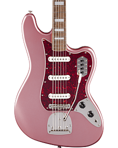 Squier FSR Classic Vibe™ Bass VI, Laurel Fingerboard, Tortoiseshell Pickguard, Matching Headstock in Burgundy Mist Metallic