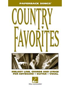 COUNTRY FAVORITES PAPERBACK SONGS