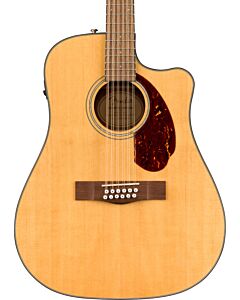 Fender CD-140SCE 12-String, Walnut Fingerboard in Natural w/Case