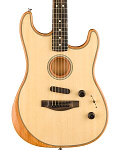 Fender American Acoustasonic Strat, Ebony Fingerboard in Natural