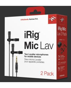 IK Multimedia iRIG Mic Dual Lavaller/Lapel/Clip-On Microphone