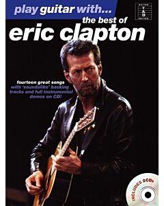 PLAY GUITAR WITH ERIC CLAPTON TAB BK/CD