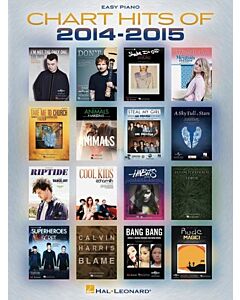 CHART HITS OF 2014 - 2015 EASY PIANO