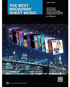 BEST BROADWAY SHEET MUSIC PVG