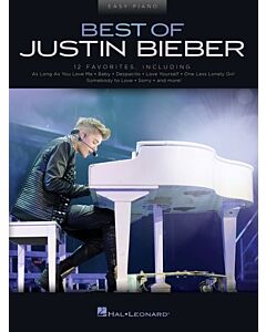 BEST OF JUSTIN BIEBER EASY PIANO