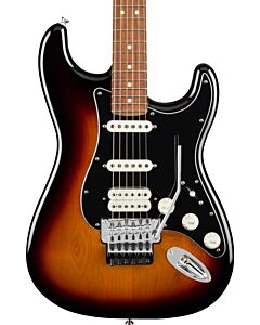 Fender Player Stratocaster with Floyd Rose, Pau Ferro Fingerboard in 3-Color Sunburst