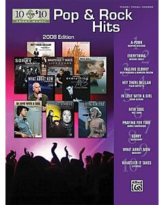 10 FOR 10 POP & ROCK HITS 2008 EDITION PVG