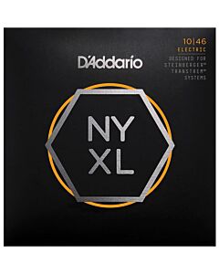 D'Addario NYXLS1046 Nickel Wound Electric Guitar Strings, Regular Light, Double Ball End, 10-46