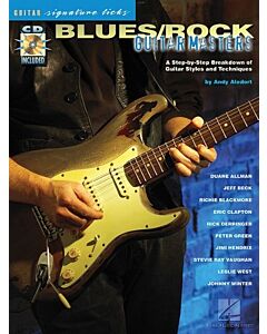 Blues Rock Guitar Masters Sig Licks BK/CD Guitar Tab