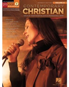 CONTEMPORARY CHRISTIAN WOM PRO VOCAL V35 BK/CD