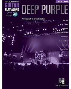 Deep Purple Guitar Play Along Volume 190 Tab