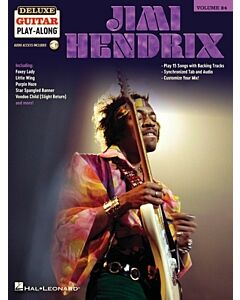Jimi Hendrix Deluxe Guitar Play Along Volume 24 Bk/Ola