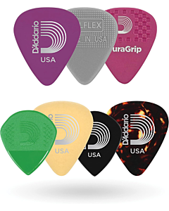 D'Addario Guitar Pick Variety Pack Heavy Gauge 7 Pack