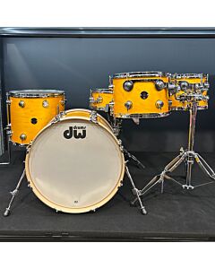 DW Collectors Series 'Santa Monica'  5-Piece Shell Pack (12T, 13T, 16F, 20B, 14S) in Butterscotch Satin Oil **SOLD**