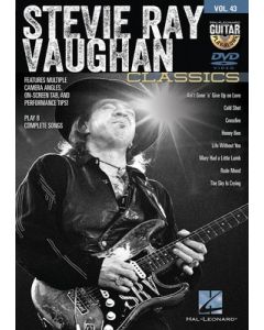 Hal Leonard Stevie Ray Vaughan Classics Guitar Play Along DVD Volume 43
