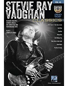 Hal Leonard Stevie Ray Vaughan Classics Guitar Play Along DVD Volume 43