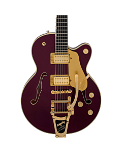 Gretsch Broadkaster Jr. LX Center Block with String Thru Bigsby and Gold Hardware in Blackberry