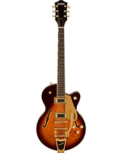 Gretsch G5655TG Electromatic Center Block Jr. Single-Cut with Bigsby and Gold Hardware in Single Barrel Burst