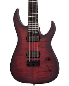 Schecter Sunset-7 Extreme in Scarlet Burst