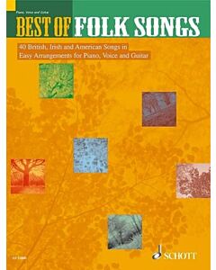 BEST OF FOLK SONGS EASY PVG