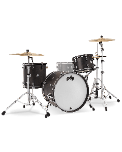 PDP Concept Maple Classic 22" 3-Piece Kit in Ebony Satin with Ebony Hoops
