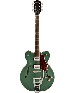 Gretsch G2622T Streamliner Center Block Double-Cut with Bigsby, Broad’Tron BT-3S Pickups in Steel Olive