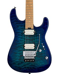 Charvel Pro-Mod Plus San Dimas Style 1 HH FR CM, Carmalized Maple Fingerboard in Chlorine Burst