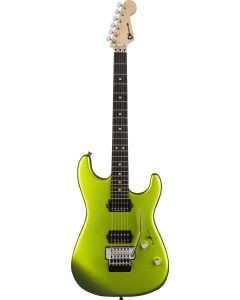 Charvel Pro Mod San Dimas Style 1 HH FR E  Electric Guitar in Lime Green Metallic