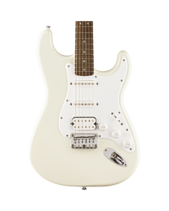 Squier FSR Squier Sonic Stratocaster HT HSS, Laurel Fingerboard, White Pickguard in Arctic White