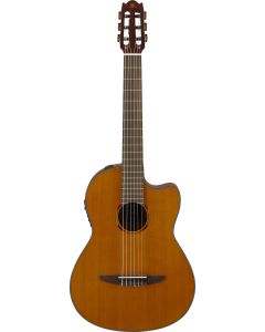 Yamaha NCX1C Cedar Top Acoustic Electric Nylon String Guitar in Natural