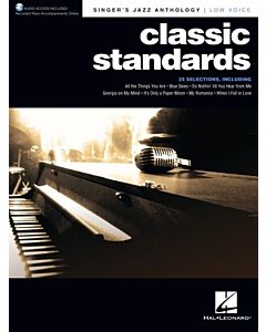 CLASSIC STANDARDS SINGERS JAZZ ANTH LOW VOICE BK/OLA