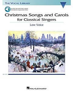 CHRISTMAS SONGS & CAROLS CLASSICAL SINGERS LOW BK/OLA