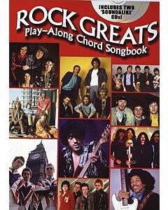 ROCK GREATS PLAYALONG CHORD SONGBOOK BK/CD