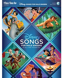 DISNEY SONGS FOR MALE SINGERS MMO BK/OLA