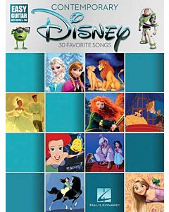 CONTEMPORARY DISNEY EASY GUITAR NOTES & TAB