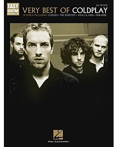 VERY BEST OF COLDPLAY EASY GUITAR TAB 2ND EDITION