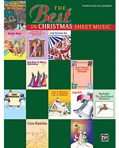 BEST IN CHRISTMAS SHEET MUSIC PVG