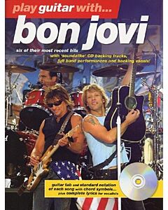 PLAY GUITAR WITH BON JOVI LATER YEARS TAB BK/CD