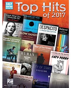 Top Hits of 2017 Easy Guitar Notes and Tab