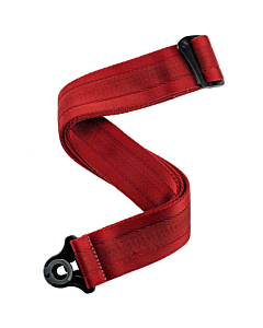D’Addario Auto Lock Guitar Strap in Blood Red