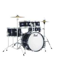 Pearl Roadshow Junior 5-pcs Drumkit Package w/Hardware & Cymbals in Royal Blue Metallic