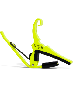 Kyser Quick Change Acoustic Guitar Capo in Neon Yellow